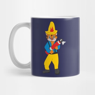 Cat firefighter Mug